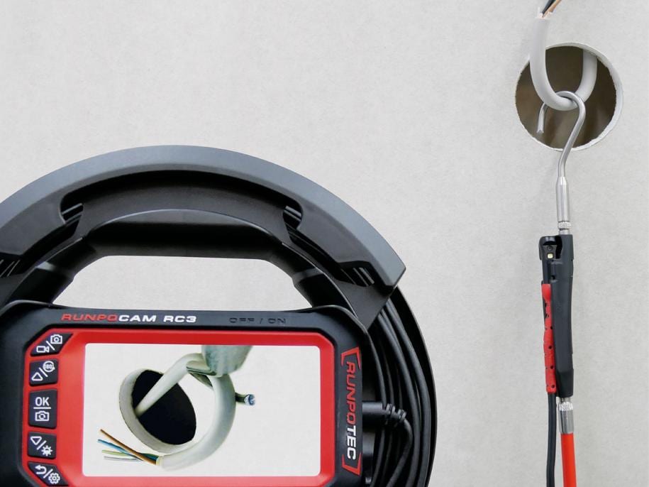 RC3 Cameră de inspecție (digitală) - 15 m + Pachet Comfort RUNPOSTICKS (19 piese) - imagine 3