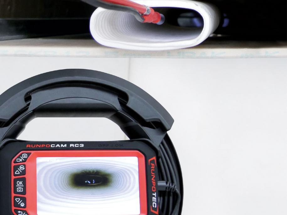 RC3 Cameră de inspecție (digitală) - 15 m + Pachet Comfort RUNPOSTICKS (19 piese) - imagine 5